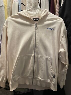 Women’s Cream Hooded Jacket